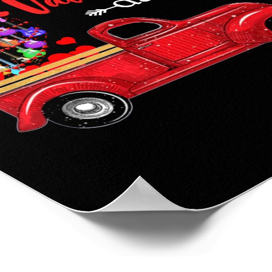 ギタリストハッピーバレンタインデギタリスト誕生日 ポスター (角)