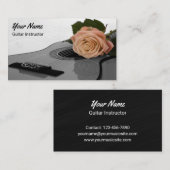 ギタリストピーチバラデザインギターインストラクター 名刺 (正面/裏面)