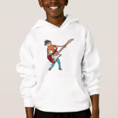 ギタリストフード付きスウェットシャツ (正面)