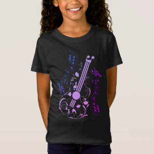 ギタリストミュージシャンギタープレーヤーミュージックガールT-Shir Tシャツ