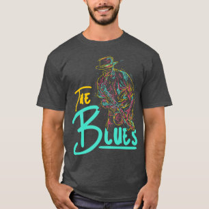 ギタリストミュージシャンブルースギターヴィンテージブルースムージ Tシャツ