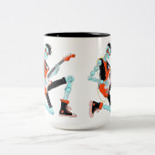 ギタリストロボット ツートーンマグカップ (中央)