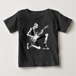 ギタリストロボット ベビーTシャツ
