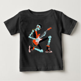 ギタリストロボット ベビーTシャツ