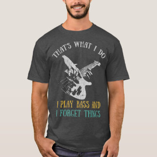 ギタリストローエンドバスギターベース Tシャツ
