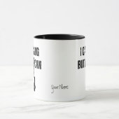 ギタリスト名前をカスタムするマグ マグカップ (中央)