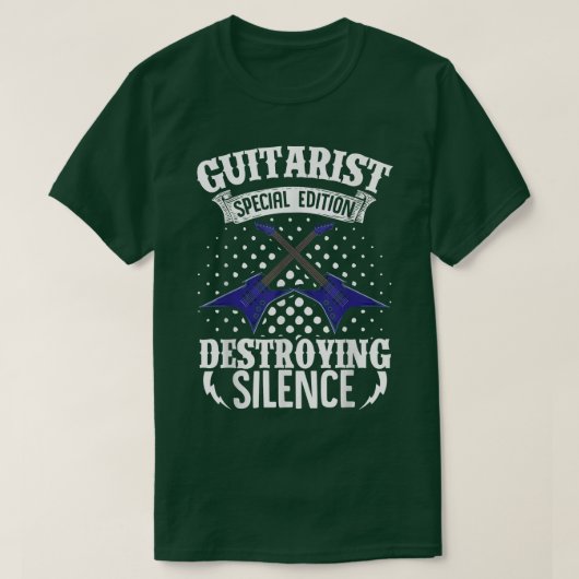 ギタリスト特別版アコースティックギタ遊ームス Tシャツ (デザイン正面)