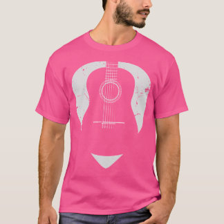 ギタリスト用ミュージシャンミュージックバスファンアコースティック Tシャツ