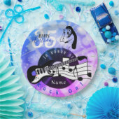 ギタリスト誕生日テーマ紙プレートHAMbWG ペーパープレート (パーティー)