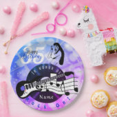 ギタリスト誕生日テーマ紙プレートHAMbWG ペーパープレート (パーティー)