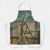 ギタリスト誕生日プレゼント エプロン (正面)