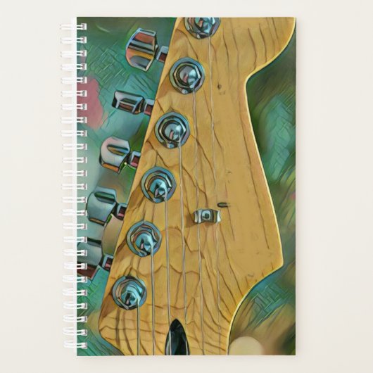 ギタリスト誕生日プレゼント プランナー手帳 (正面)