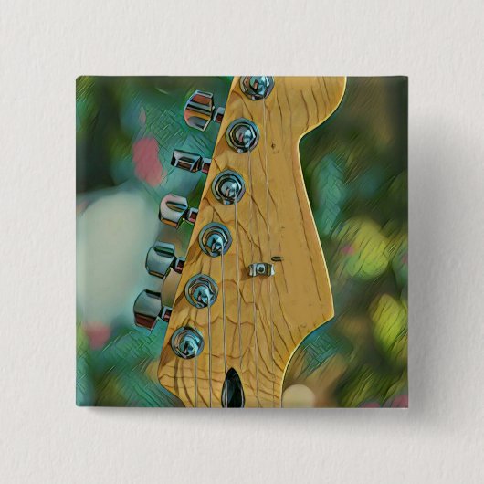 ギタリスト誕生日プレゼント 缶バッジ (正面)