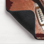 ギタリスト音楽の恋人マウスパッド マウスパッド (コーナー)