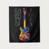 ギタリスト2023ギタカラフルーバンドギフト タペストリー (正面)
