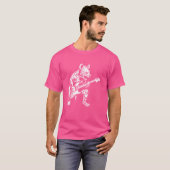 ギタリスト ギター - ギター奏者 ハイエナ パパ ママ Tシャツ (正面フル)