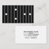 ギタリスト ギター レッスン 音楽教師 インストラクター 名刺 (正面/裏面)
