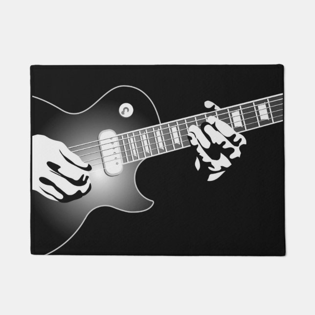 ギタリスト ドアマット (正面)