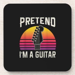 ギタリスト・フリ私はギター誕生日 コースター