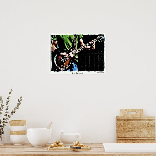 ギタリスト ポスター (キッチン)