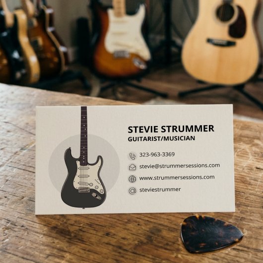 ギタリスト ミュージシャン 名刺