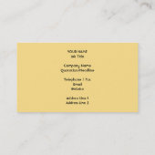 ギタリスト。 名刺 (裏面)