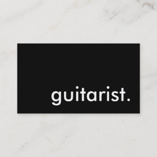 ギタリスト 名刺