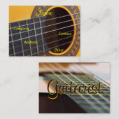 ギタリスト 名刺 (正面/裏面)