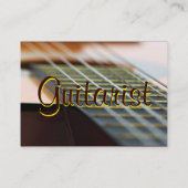 ギタリスト 名刺 (裏面)