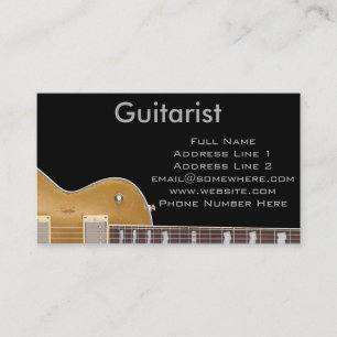 ギタリスト 名刺