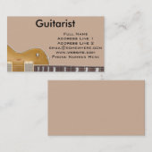 ギタリスト 名刺 (正面/裏面)