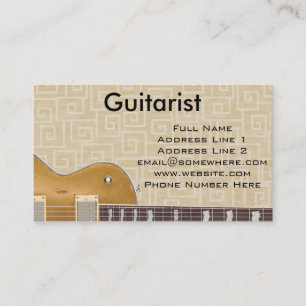 ギタリスト 名刺