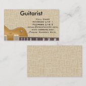 ギタリスト 名刺 (正面/裏面)