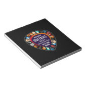 ギタリストHow Many Guitars誕生日 ノートパッド (アングル)