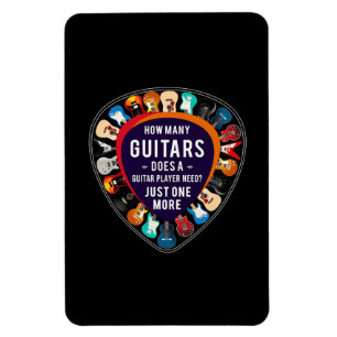 ギタリストHow Many Guitars誕生日 マグネット