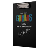 ギタリストHow Many Guitars Does誕生日 クリップボード (左)