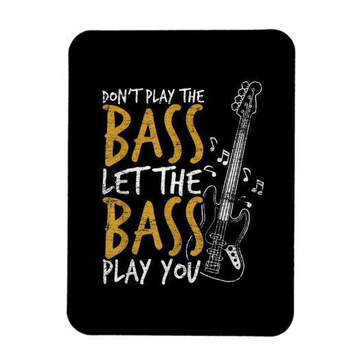 ギタリストLet The Bass Guitar誕生日 マグネット (縦)
