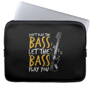 ギタリストLet The Bass Guitar誕生日 ラップトップスリーブ