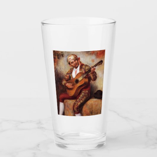 ギタリスペインのスト(ピエール・ルノアール威厳がある) タンブラーグラス (正面)