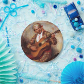 ギタリスペインのスト(ピエール・ルノアール威厳がある) ペーパープレート (パーティー)