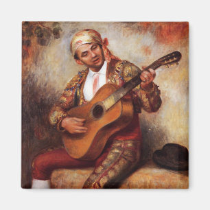 ギタリスペインのスト(ピエール・ルノアール威厳がある) マグネット