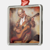 ギタリスペインのスト(ピエール・ルノアール威厳がある) メタルオーナメント (左)