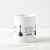 ギタリパーソナライズされたスト向けヴィンテージギフト、ミュージシャン コーヒーマグカップ (中央)