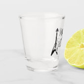 ギタリパーソナライズされたスト向けヴィンテージギフト、ミュージシャン ショットグラス (左)