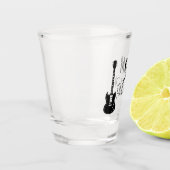 ギタリパーソナライズされたスト向けヴィンテージギフト、ミュージシャン ショットグラス (左)