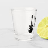 ギタリパーソナライズされたスト向けヴィンテージギフト、ミュージシャン ショットグラス (左)