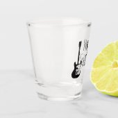 ギタリパーソナライズされたスト向けヴィンテージギフト、ミュージシャン ショットグラス (左)