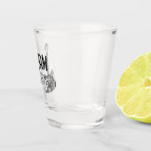 ギタリパーソナライズされたスト向けヴィンテージギフト、ミュージシャン ショットグラス (右)