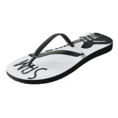 ギタリパーソナライズされたスト向けヴィンテージギフト、ミュージシャン ビーチサンダル (アングル)