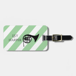 ギタリパーソナライズされたスト向けヴィンテージギフト、ミュージシャン ラゲッジタグ